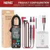 ANENG - ST212 -Pince ampèremétrique numérique, multimètre, testeur de tension, affichage LCD à plage automatique, courant CC et CA, NCV, Ohm, 6000 points, 400A