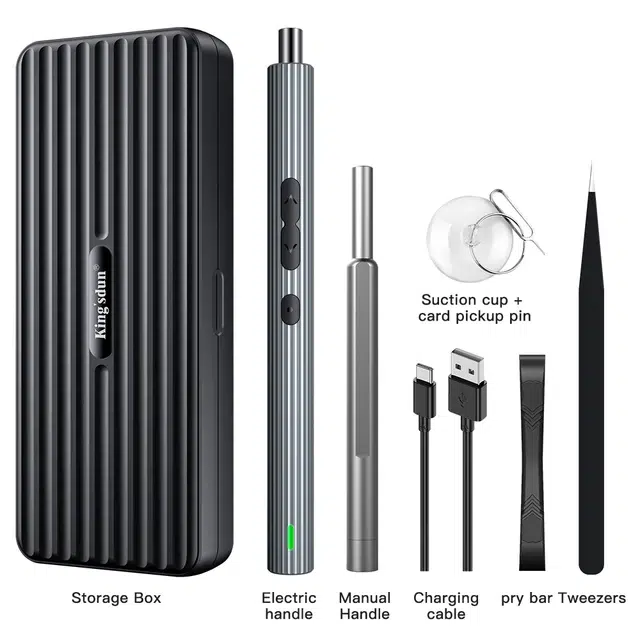 Jeu de tournevis électriques 58 en 1, outils de précision, mini kit sans fil, réparation de téléphone portable – Image 7