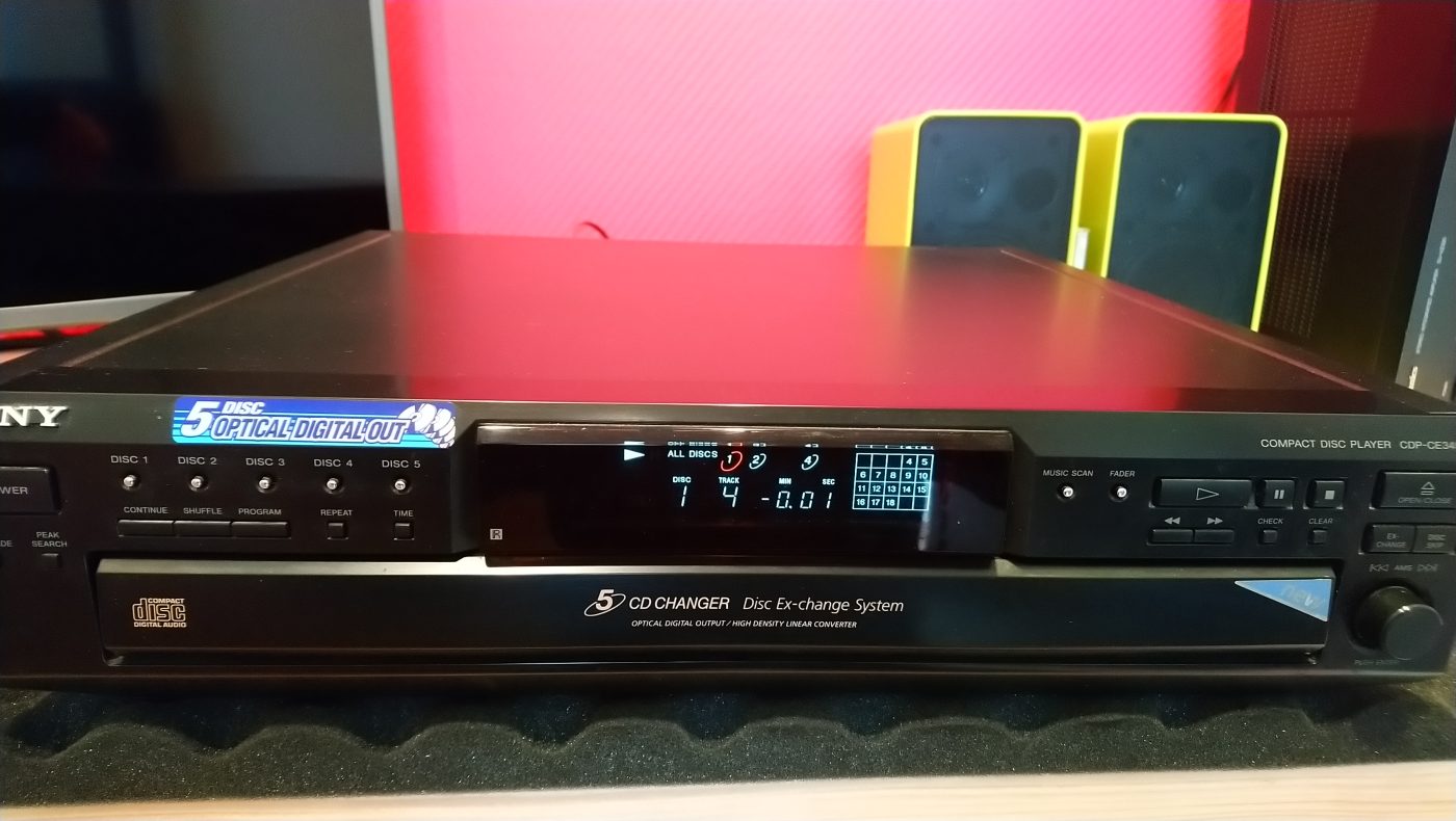 Platine-laser-5-CD-SONY-CDP-CE345