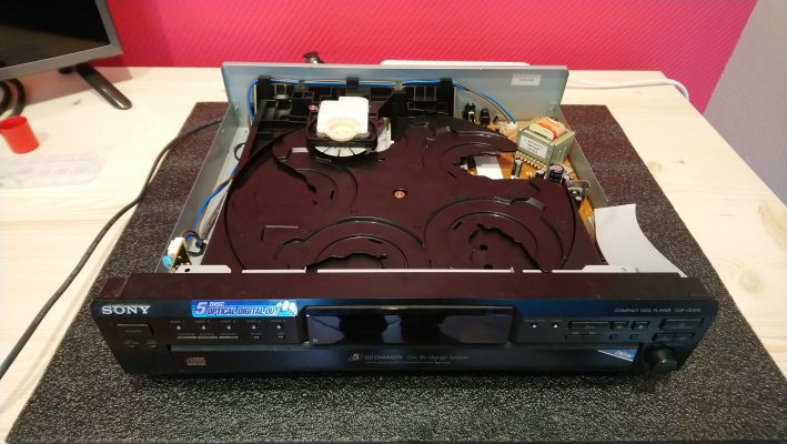 Platine-laser-5-CD-SONY-CDP-CE345